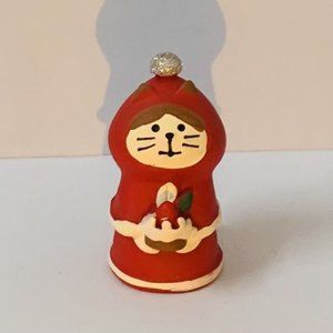 Red Gift Box Cat Holiday Decoration Ornament